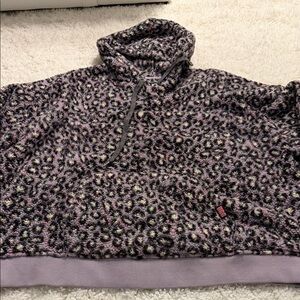 UGG Purple and Black Leopard Print Hoodie